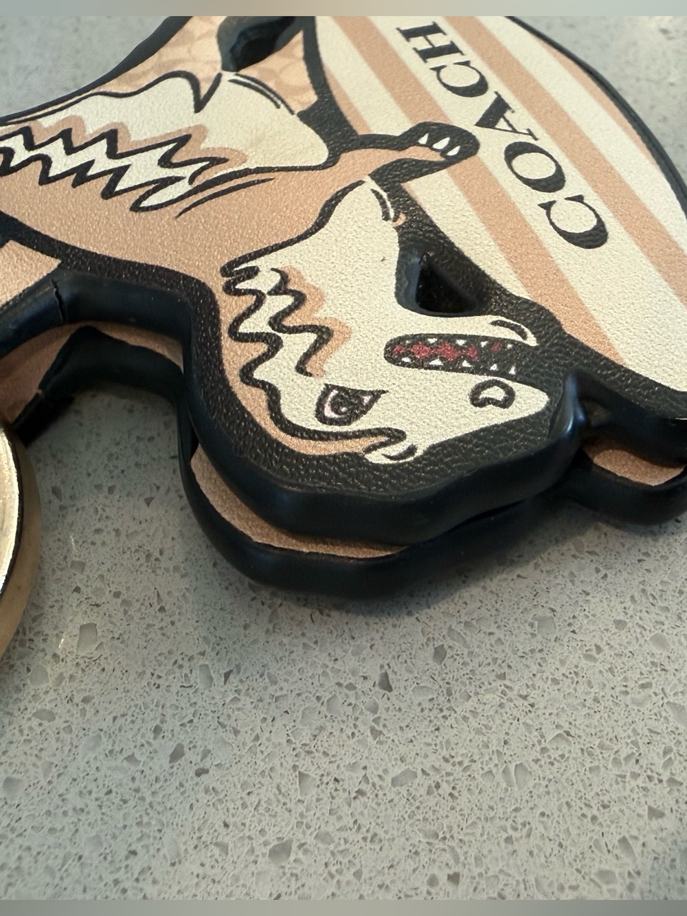 Coach VINTAGE REXY t-Rex, bag charm keychain key fob surfboard collectible - Picture 5 of 16
